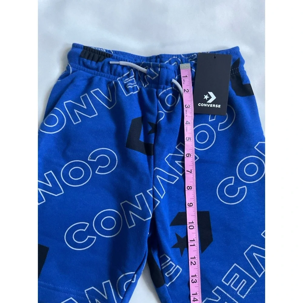 Converse‎ Boys Fleece Short Blue Size S 8-10